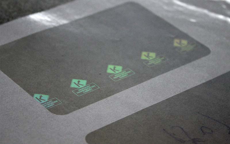 透明材料防伪标签