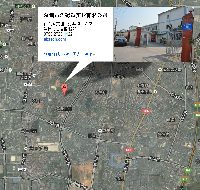 泛彩溢公司地图 泛彩溢公司地图